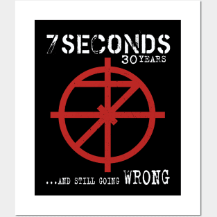 Vintage 7 seconds band Poster Posters and Art